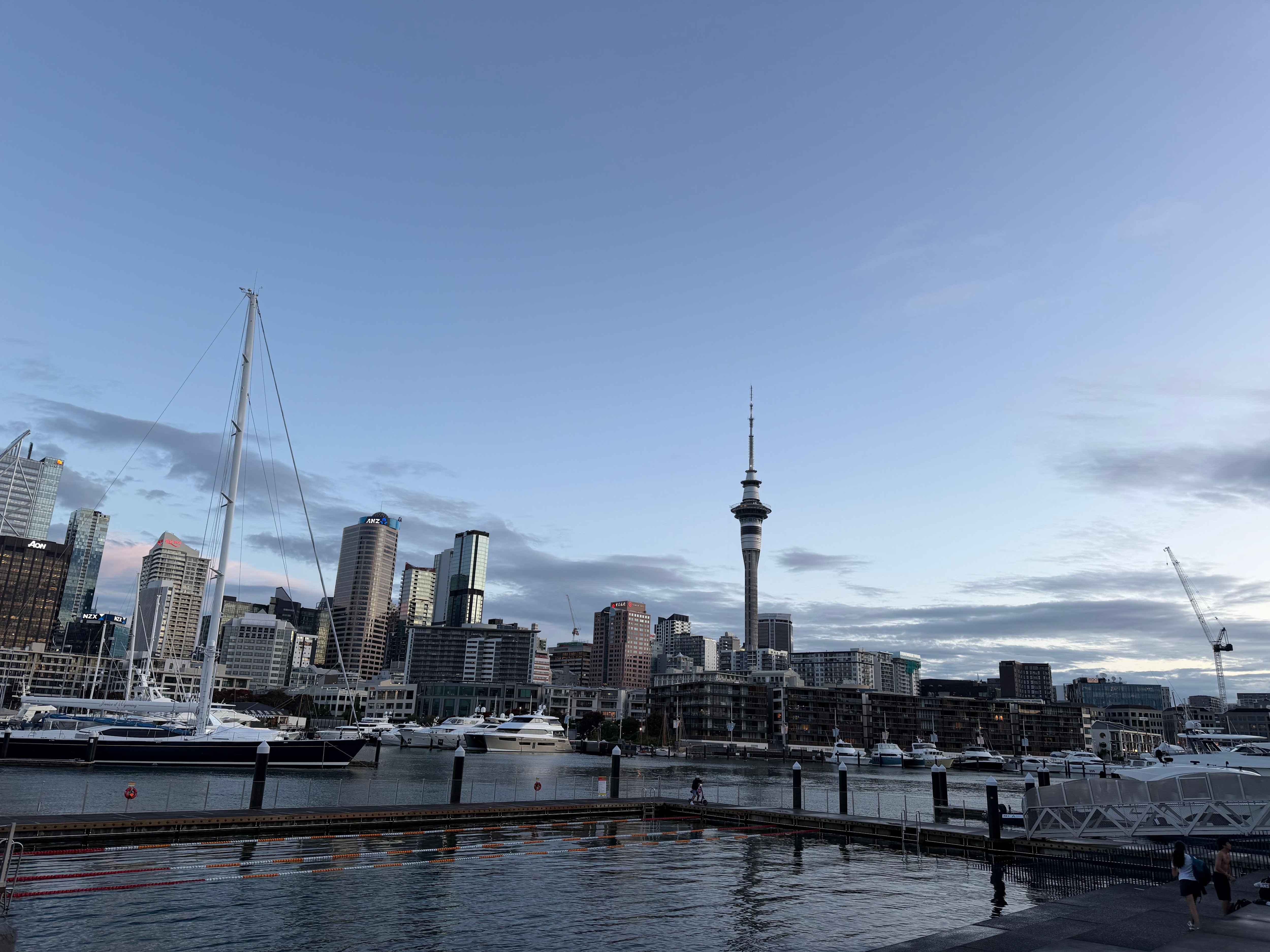 View from walk next to hotel