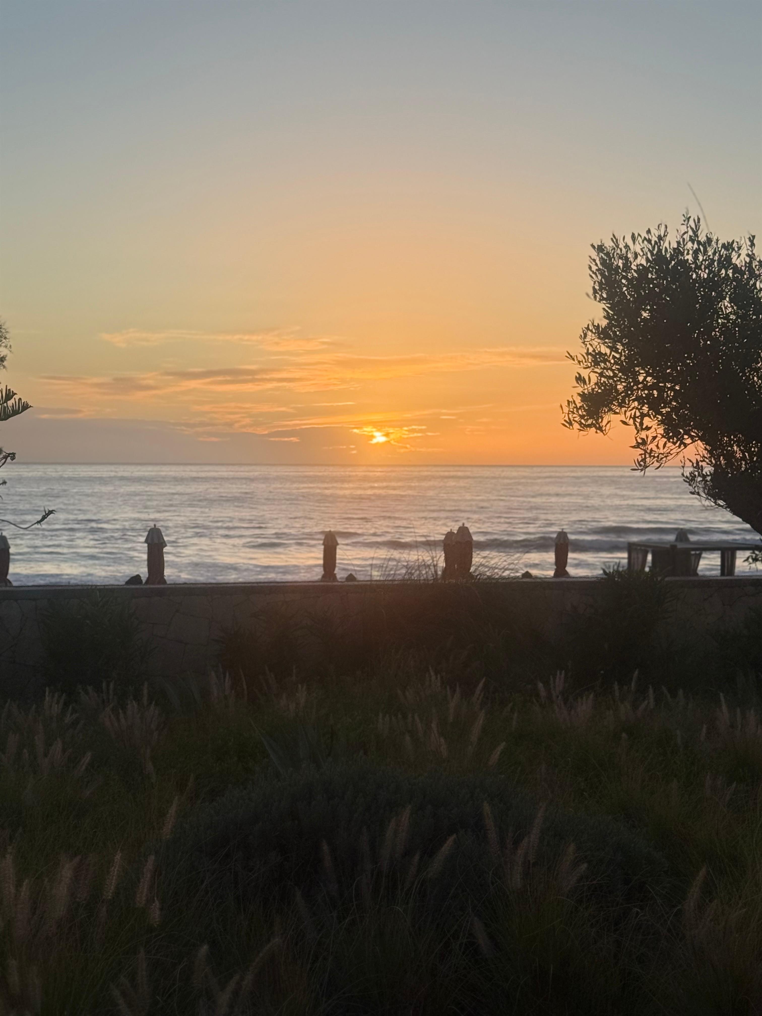 Sunset from our room