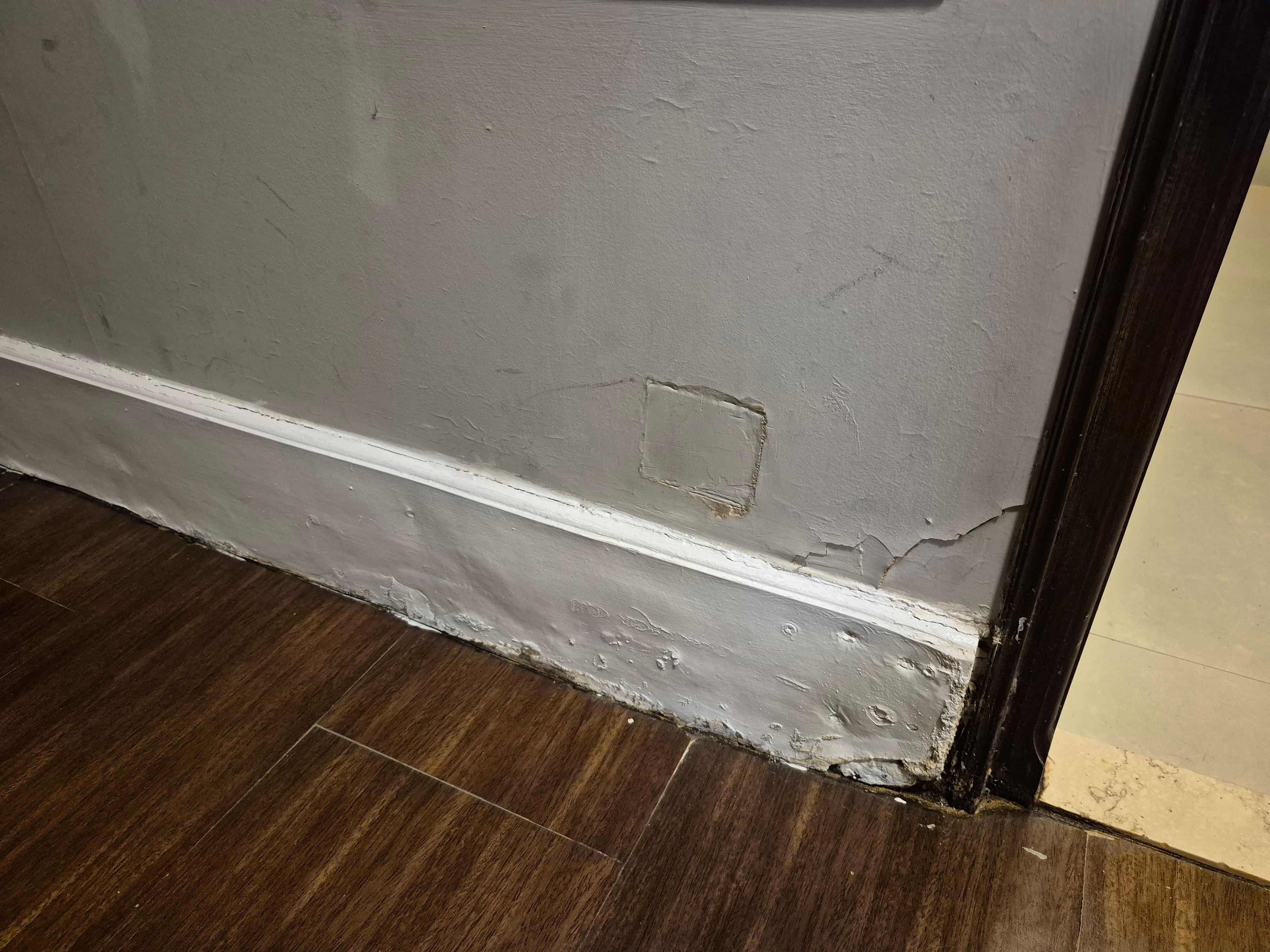 O vazamento vem do banheiro