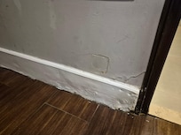 O vazamento vem do banheiro