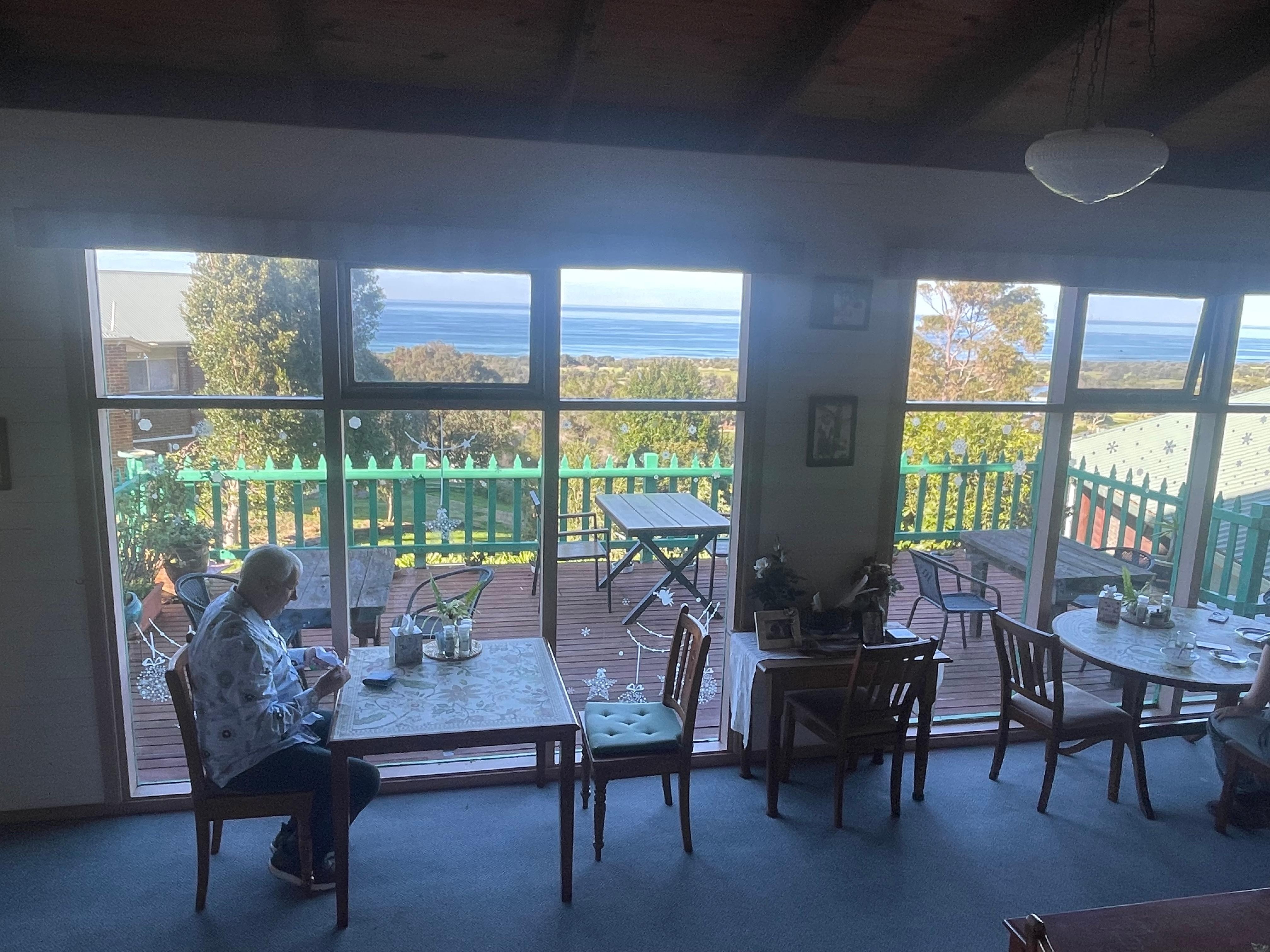 Communal dining area