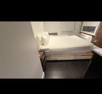 had a bed, a smaller side bed, kitchen; microwave and bathroom was perfect for 2 people