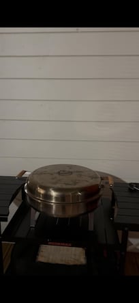 The barbecue at the balcony