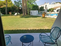 La piscine pour se prélasser