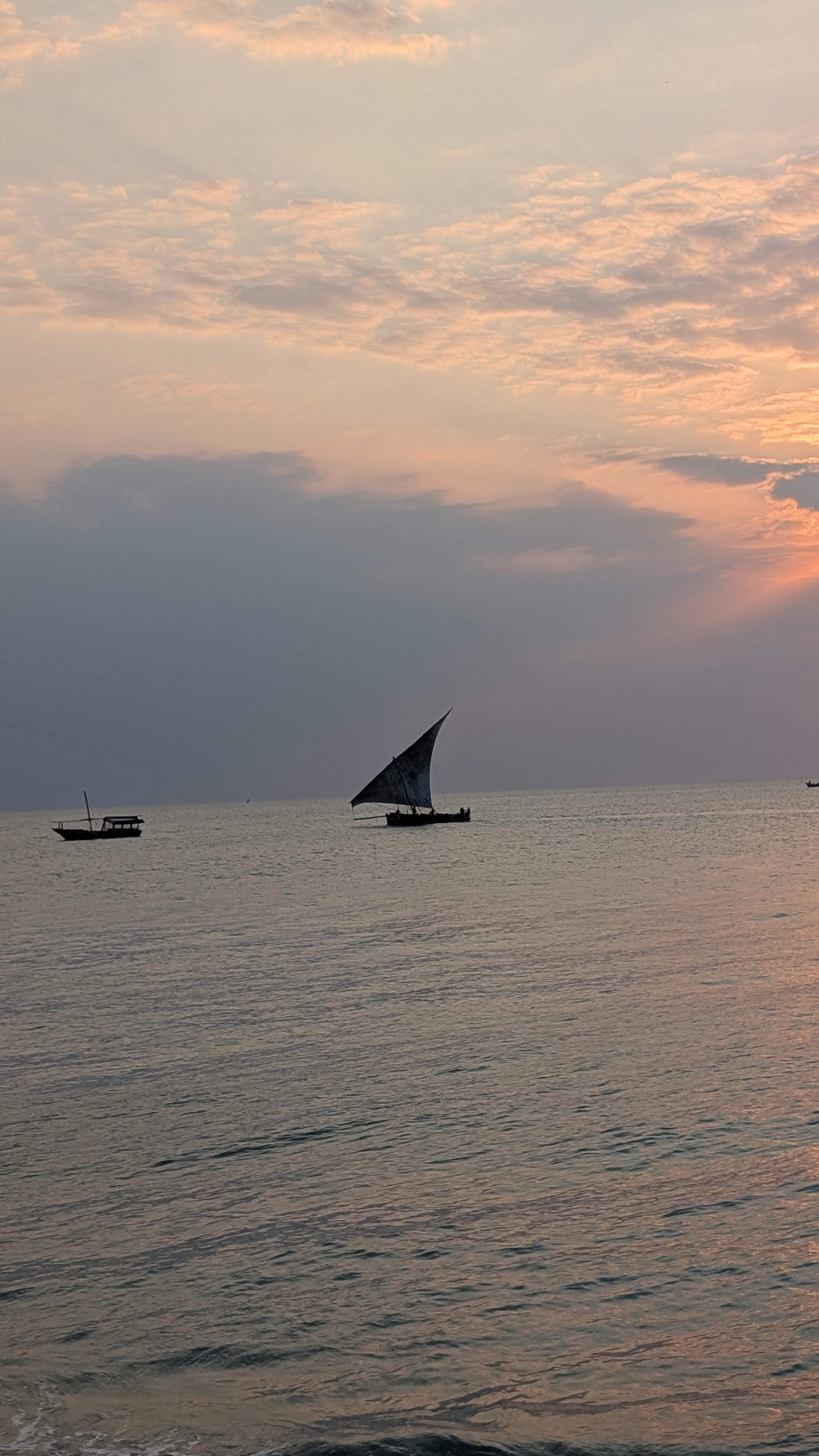 Sunset view from the pool
