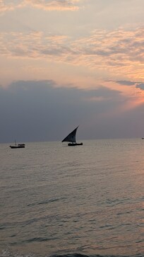 Sunset view from the pool