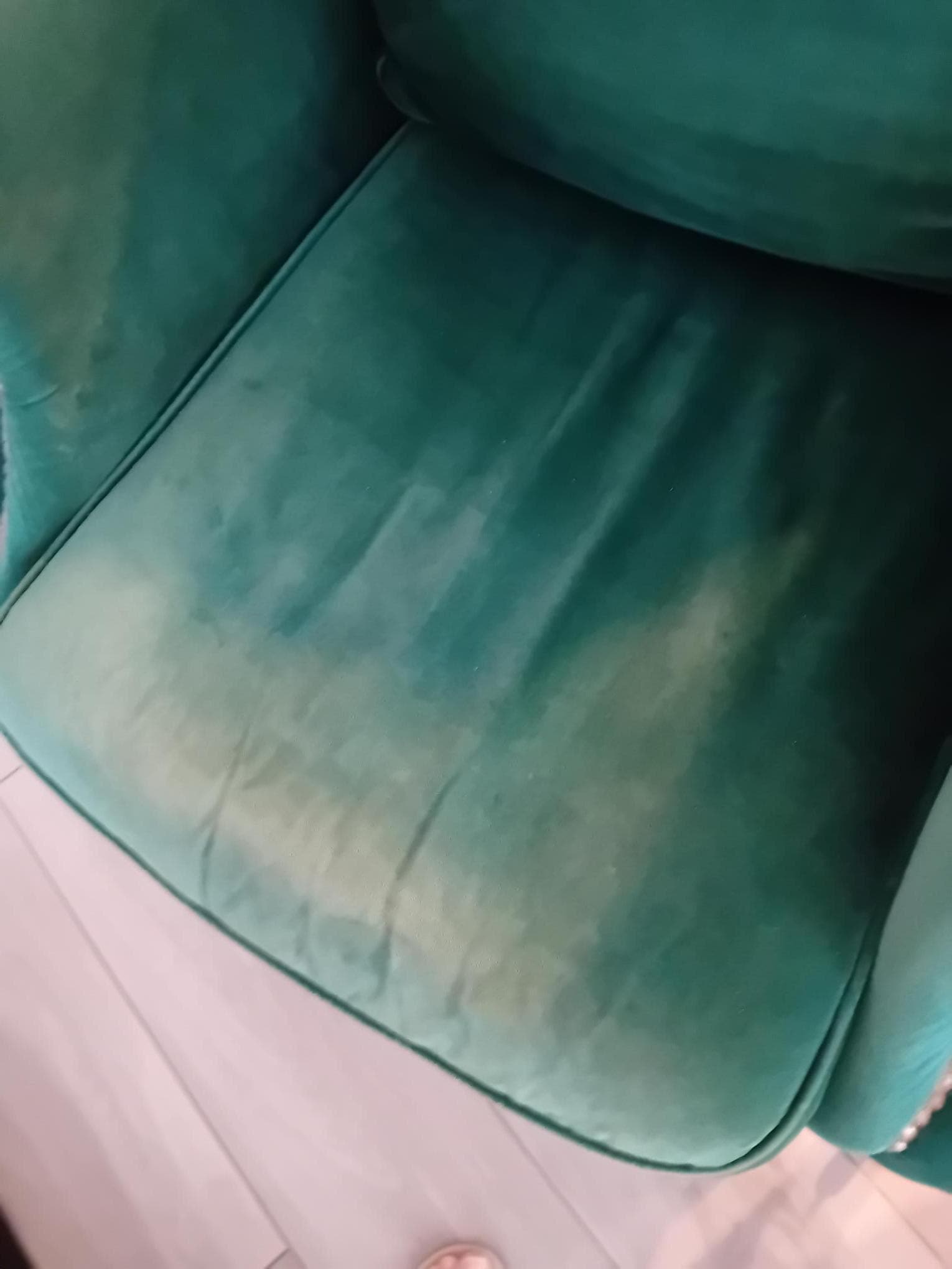 Overall wear on seating cushions on both interior and exterior furniture