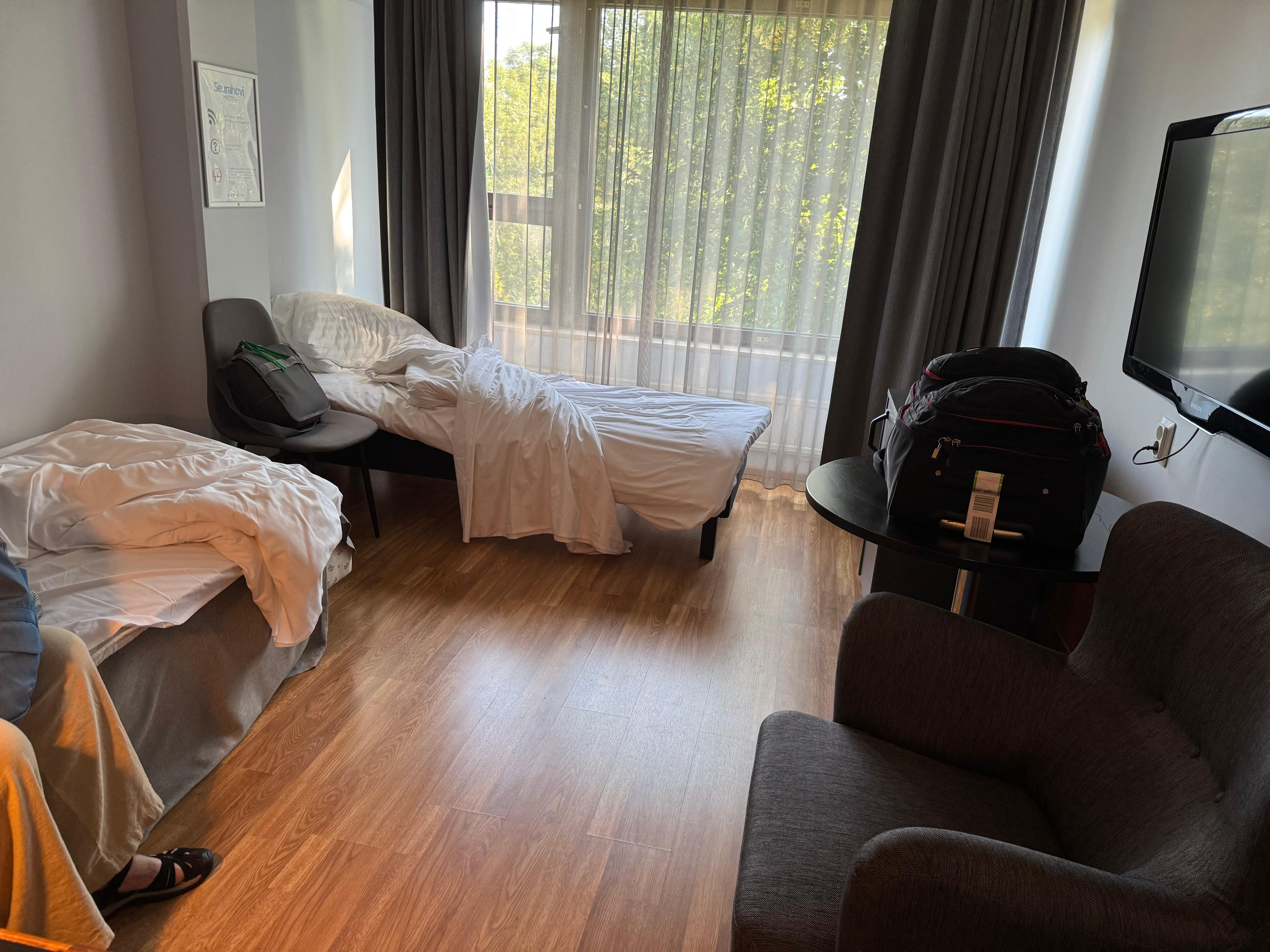 The room was accessible, but would not ever pay this much for it again.