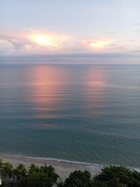 Sunrise from the room.