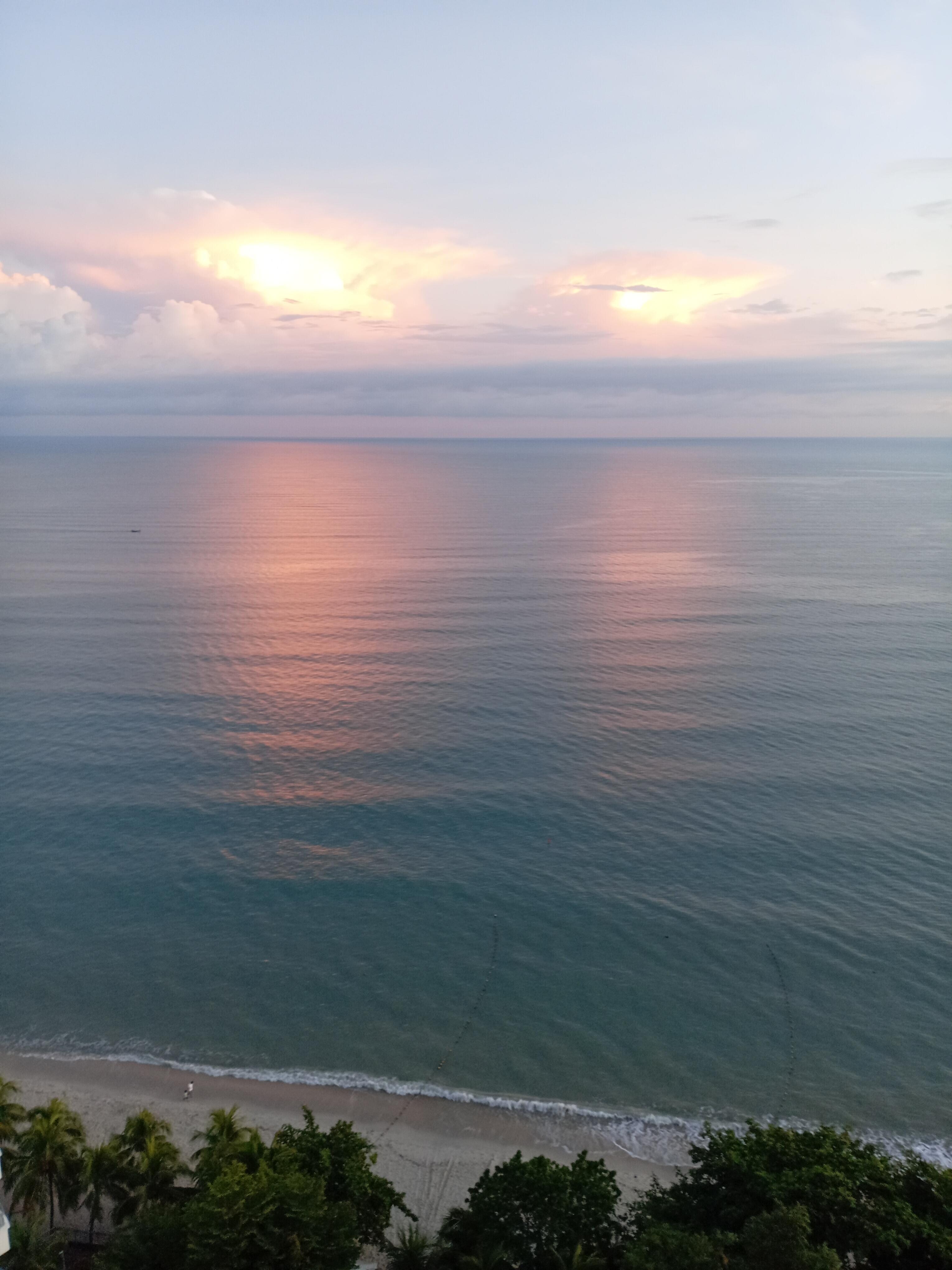 Sunrise from the room.