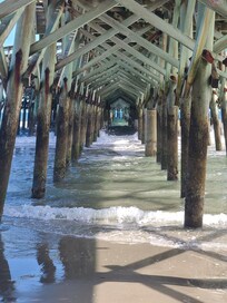Picture under Apache pier