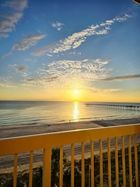 Sunset from the balcony