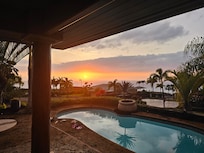 Amazing sunsets, almost on the nightly from the Lani