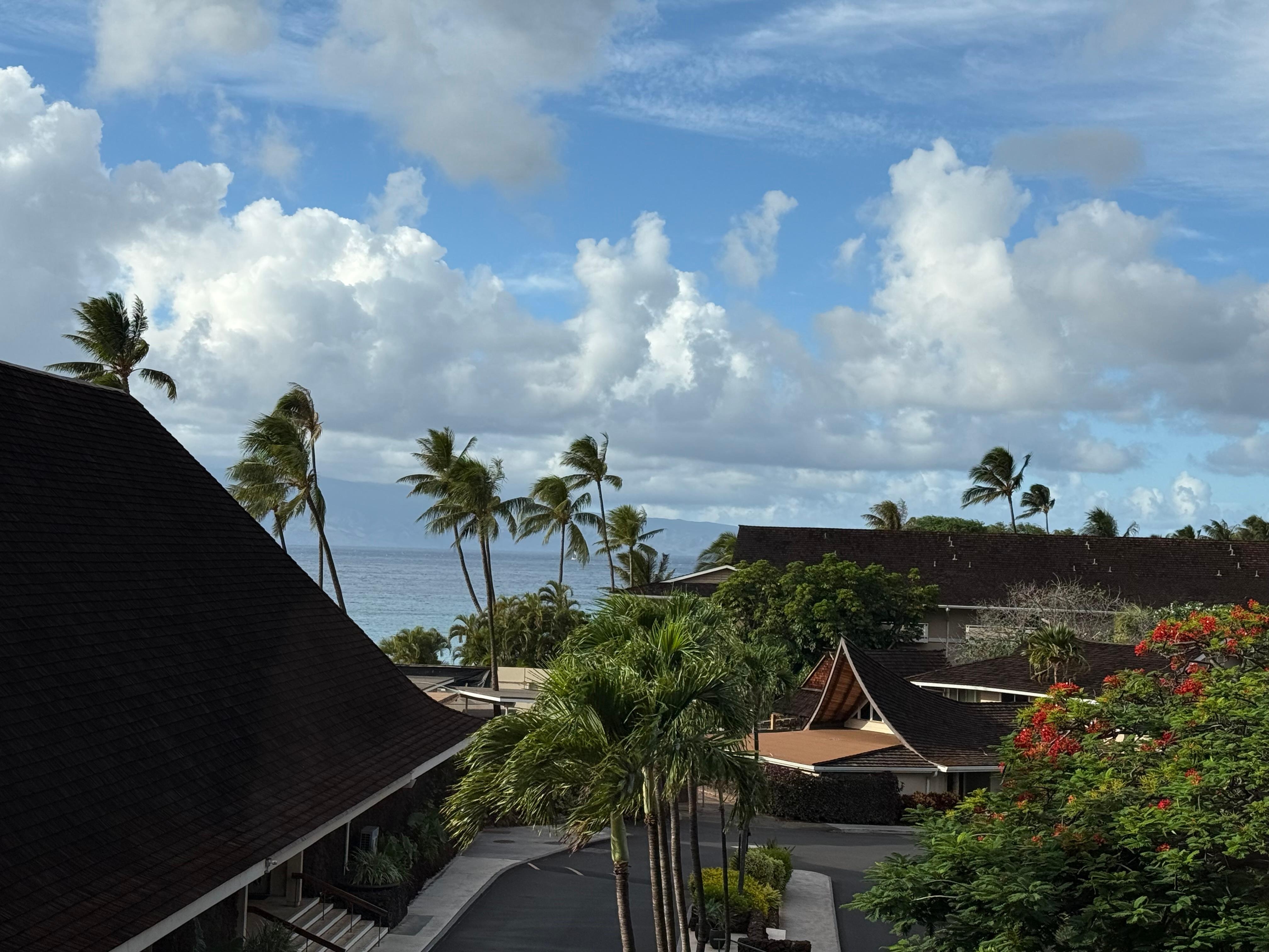 View from ocean view room 4th floor