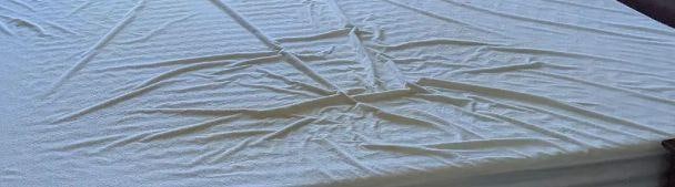 Stained mattress cover