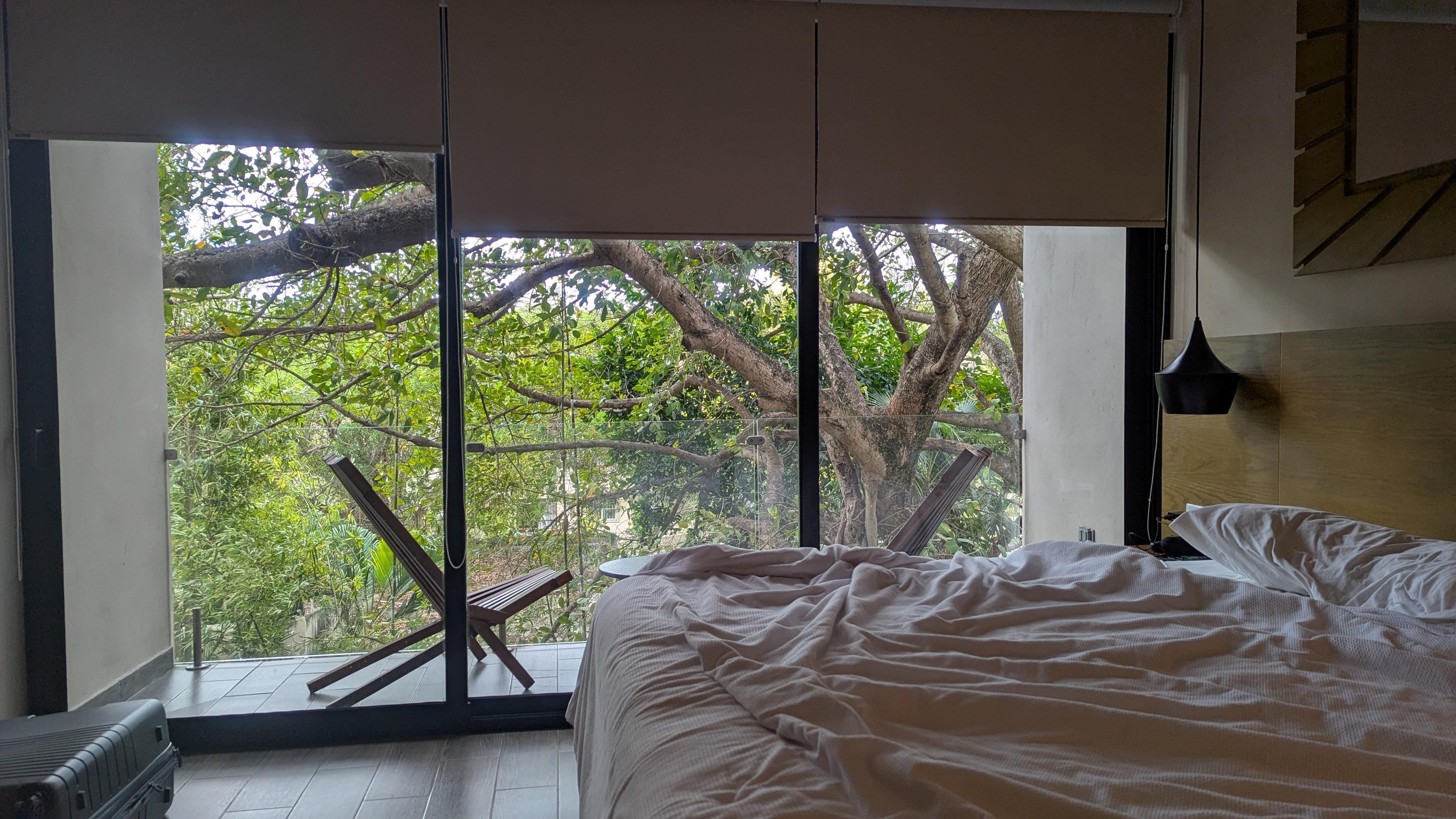 Outside view from our room