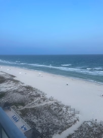 Ocean view from balcony