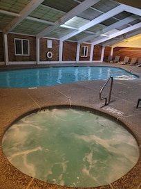 Had the pool and hot tub to myself.