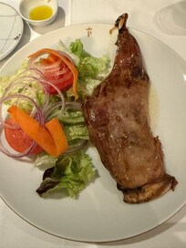 The lamb was delicious