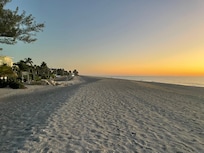 Beach front looking south towards Sanibel