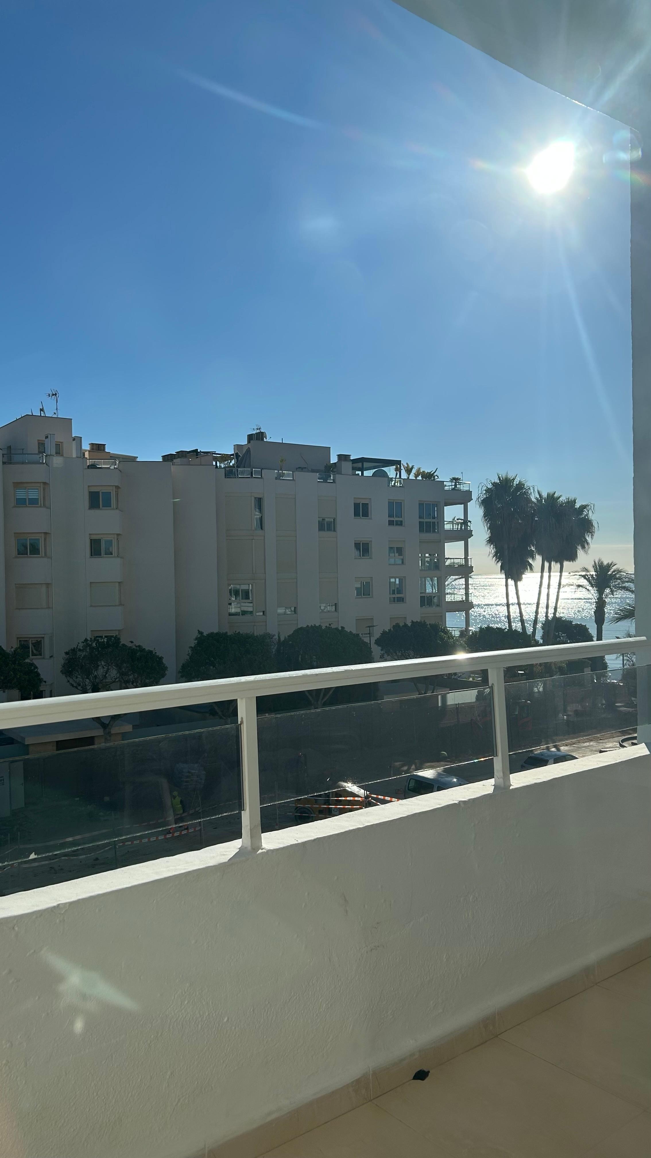 Beach view from the room