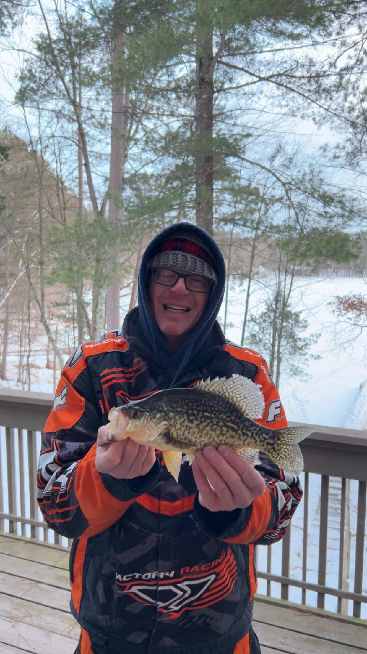 He caught lots of fish 