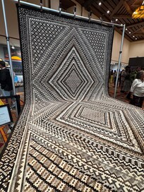Indian Market 2025
A prize winning Two Grey Hills woven rug, Magnificent!
