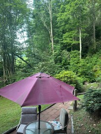Outside the bedroom window