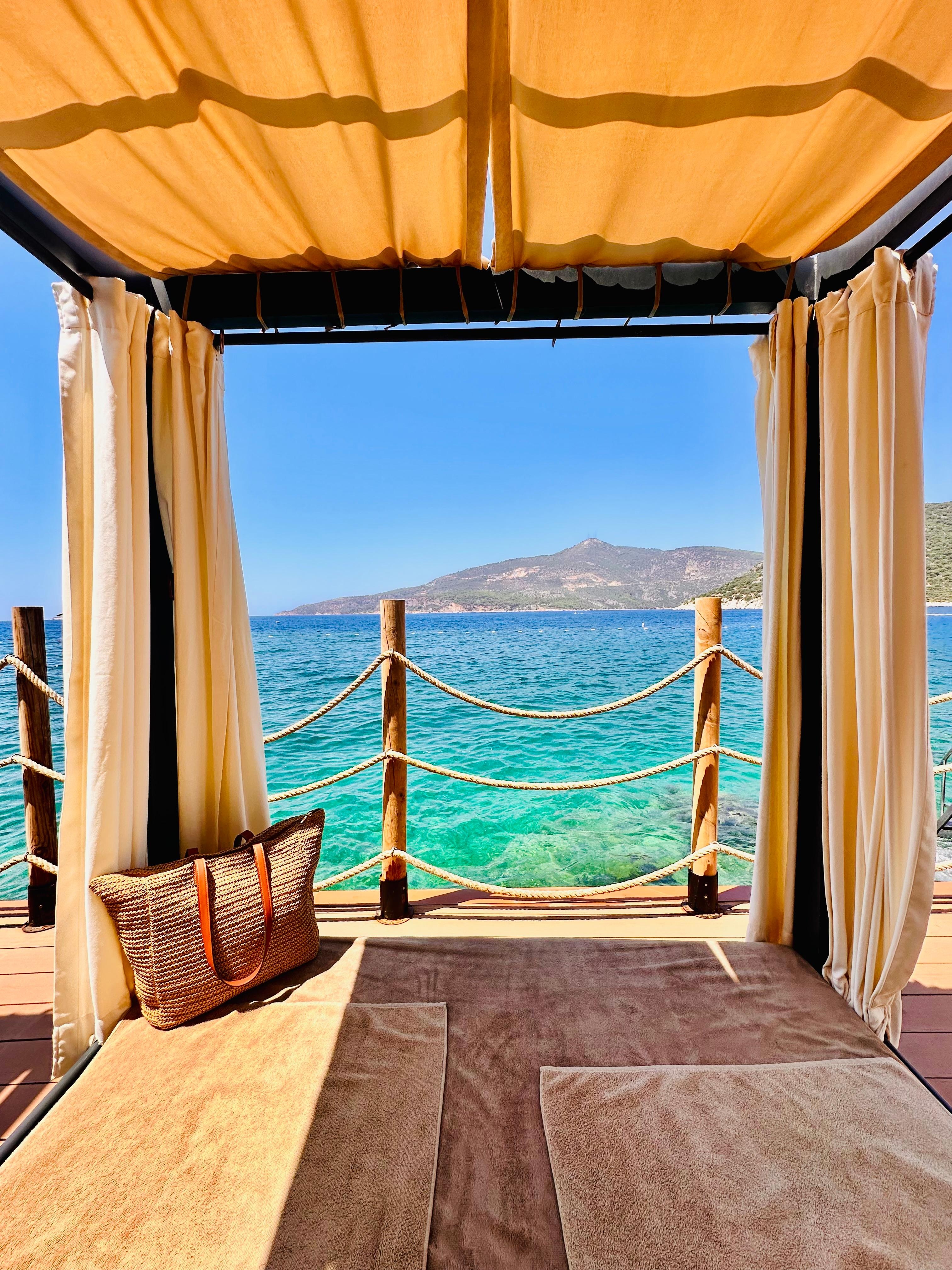 Beach club cabana