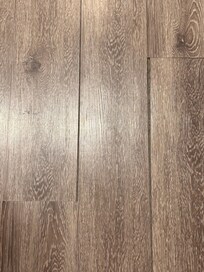 One small section of the flooring and how it was installed.