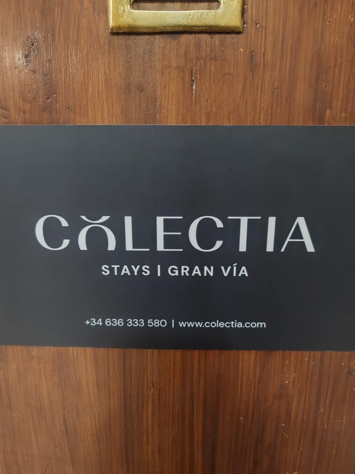 The door at the floor. There are other hostel at the same floor.