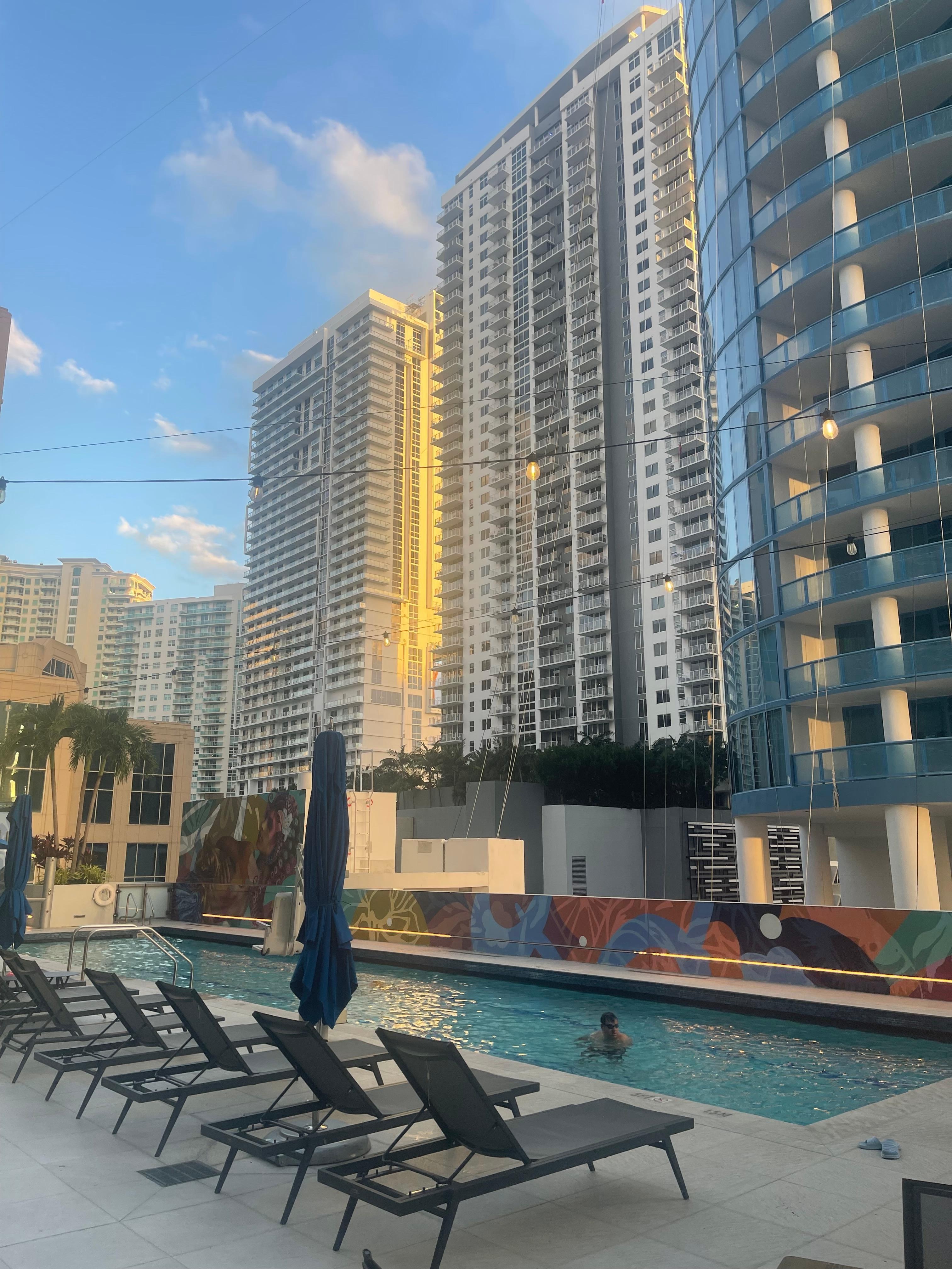 Nice pool and services 