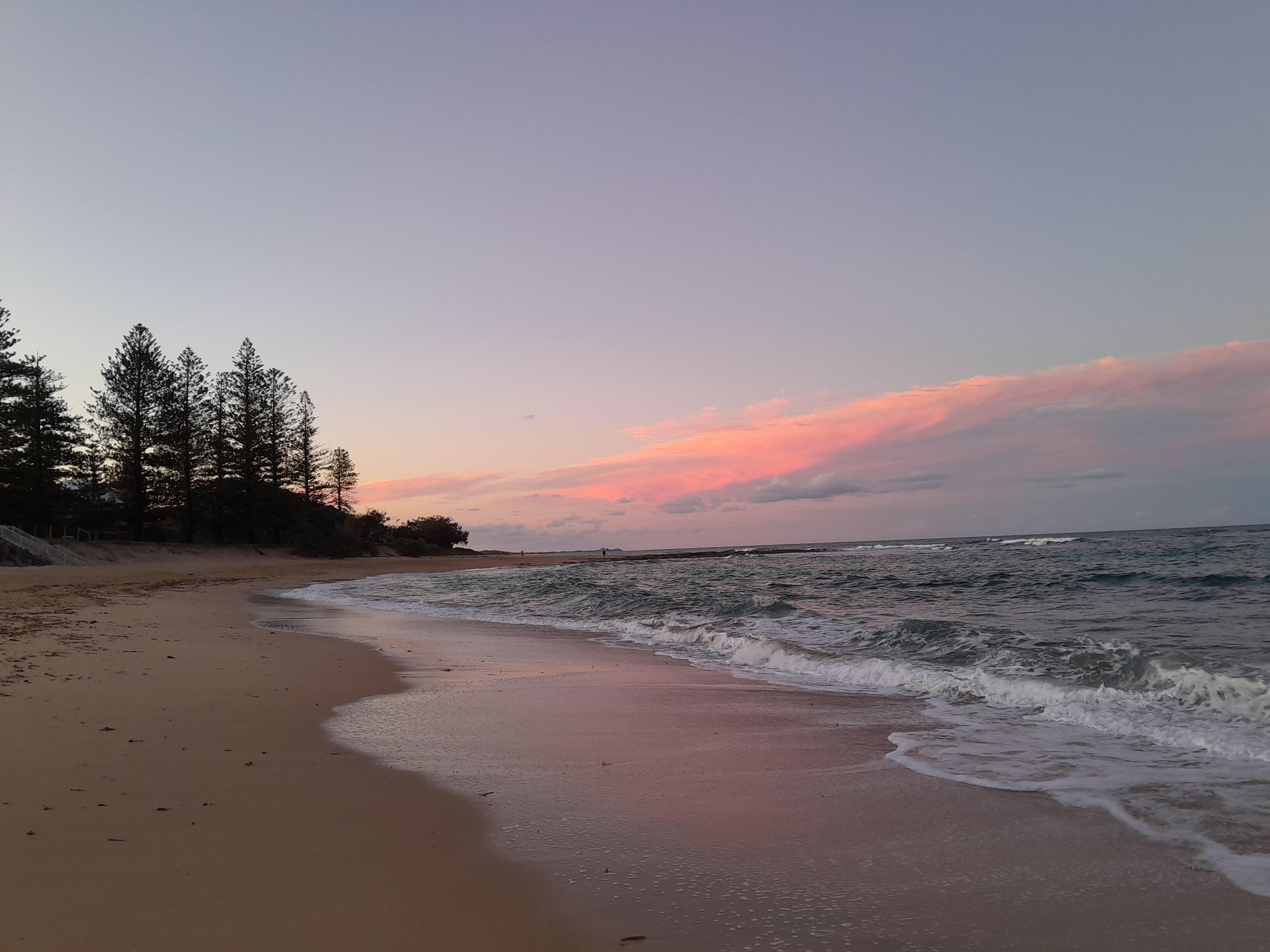 Dicky Beach sunset 1 minute walk