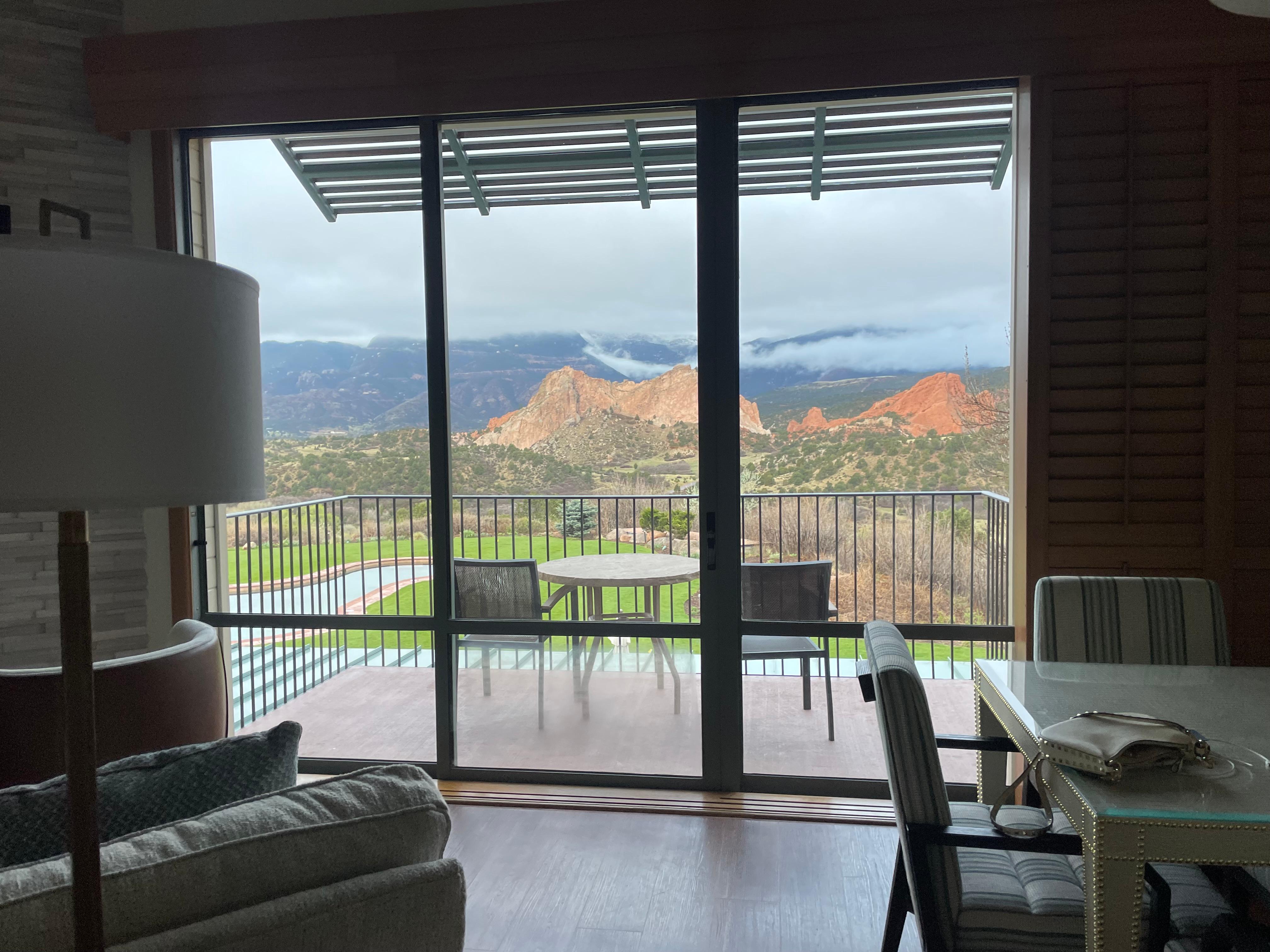 View from our suite