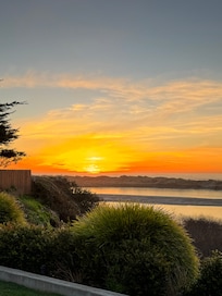 A beautiful winter sunset