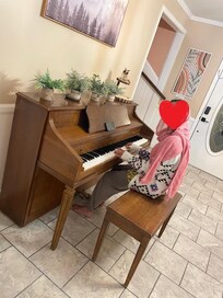 For our pianist, there was a surprise!