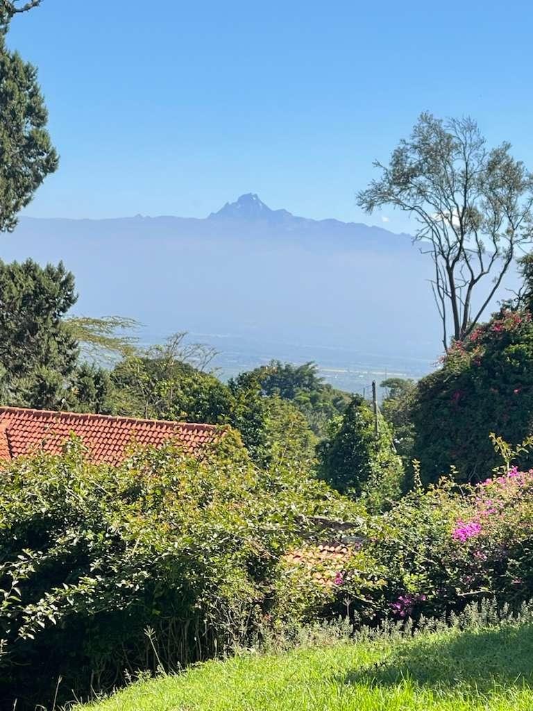 Mt. Kenya from Aberdare Country Club