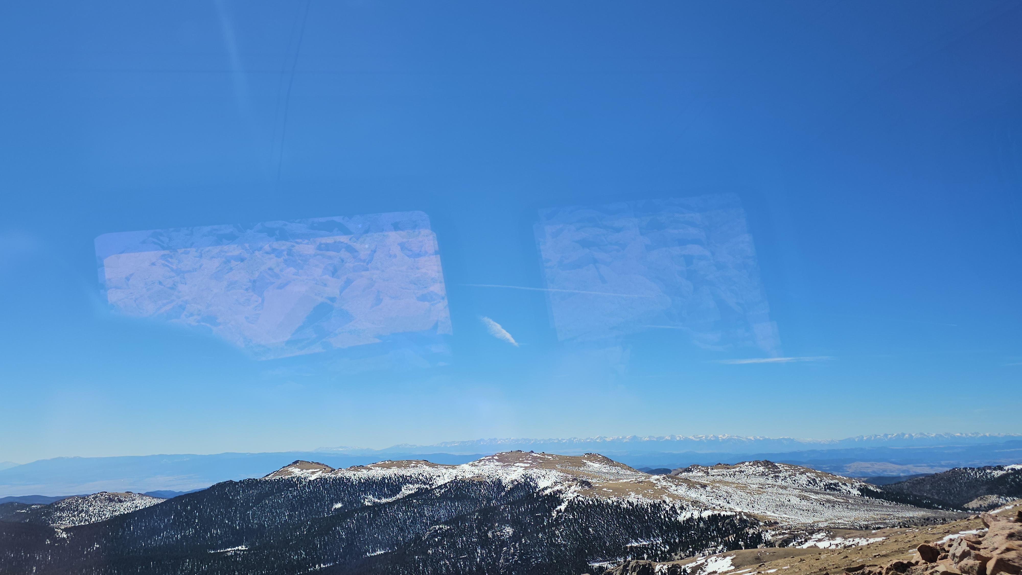 Pictures from top of Pikes Peek
