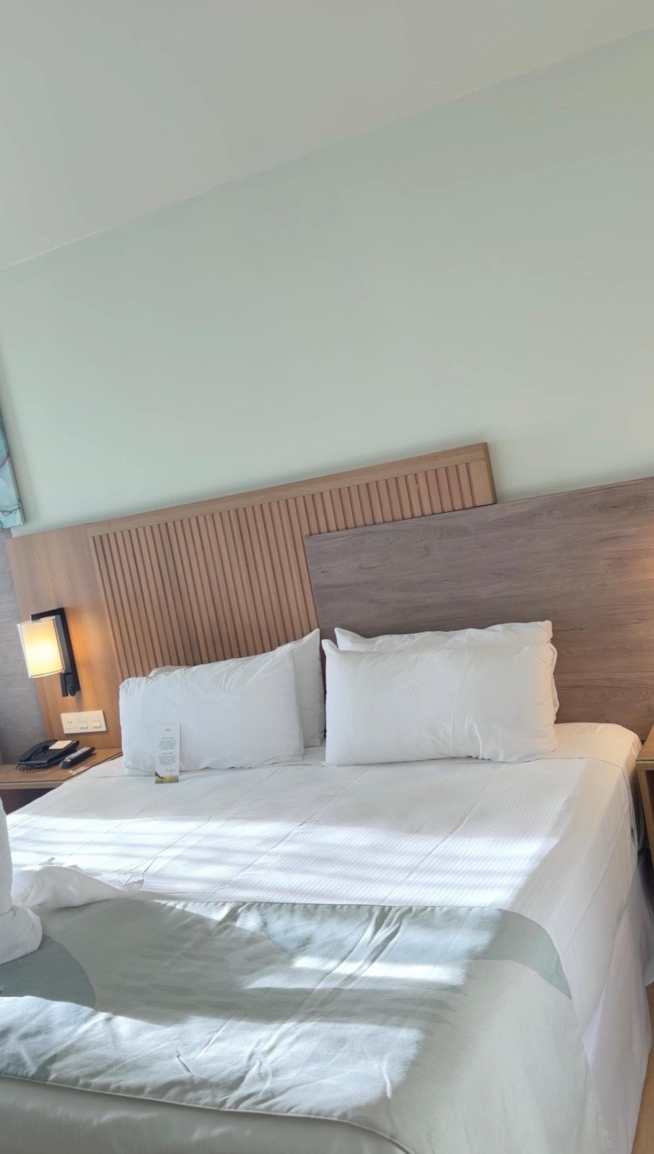 Loooved the bed $ pillow support. Was soft but firm. Thicker blanket was kept in the closet which was needed throughout the night. 