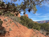 Hiking trail a few blocks from VRBO.