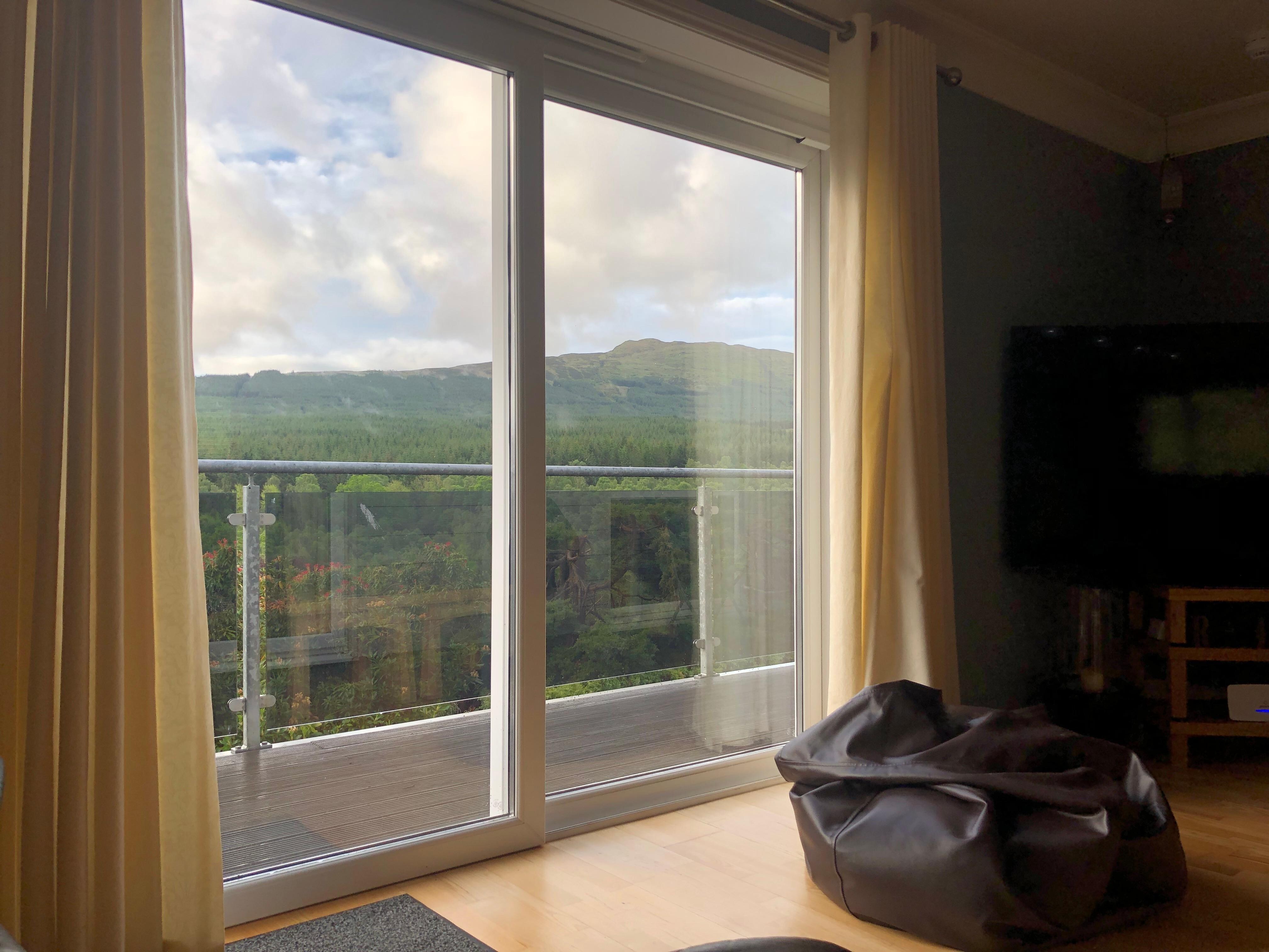 View from the balcony 