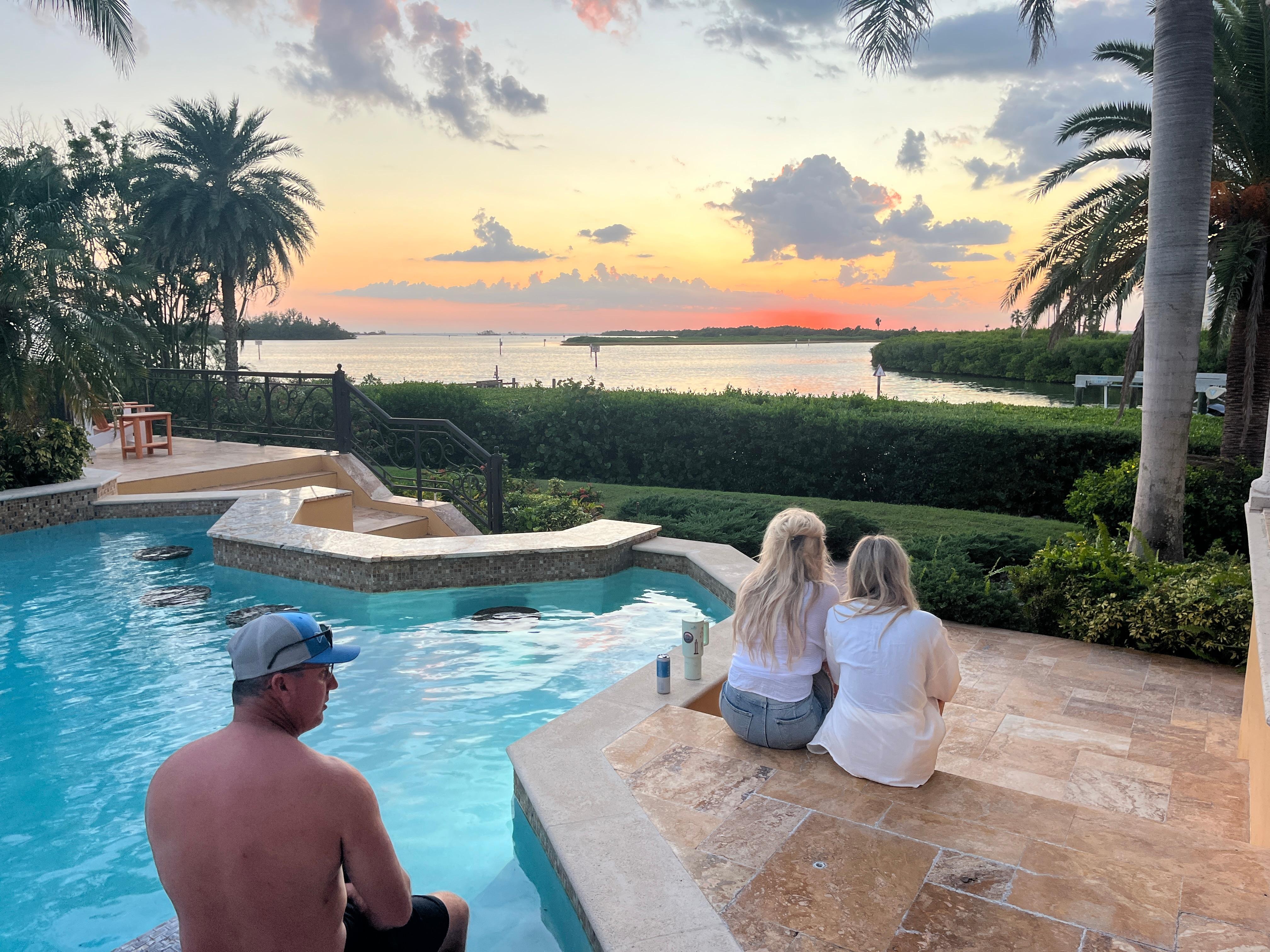 Sunsets are picture perfect.  