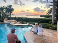 Sunsets are picture perfect.