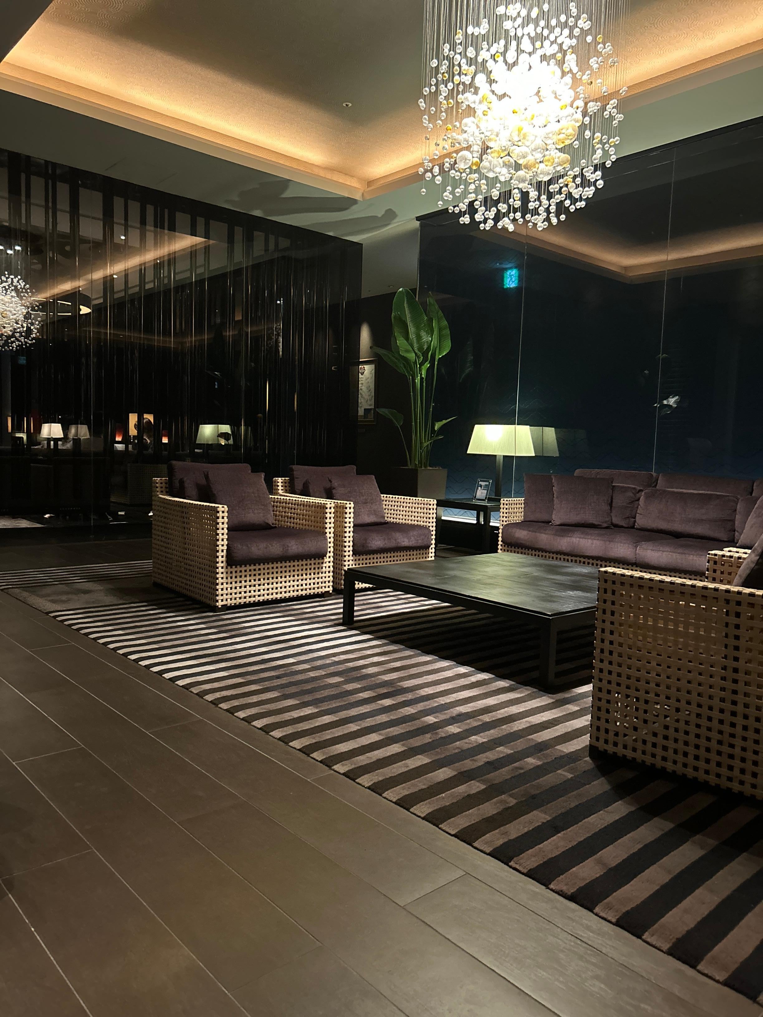 高級感のあるロビー