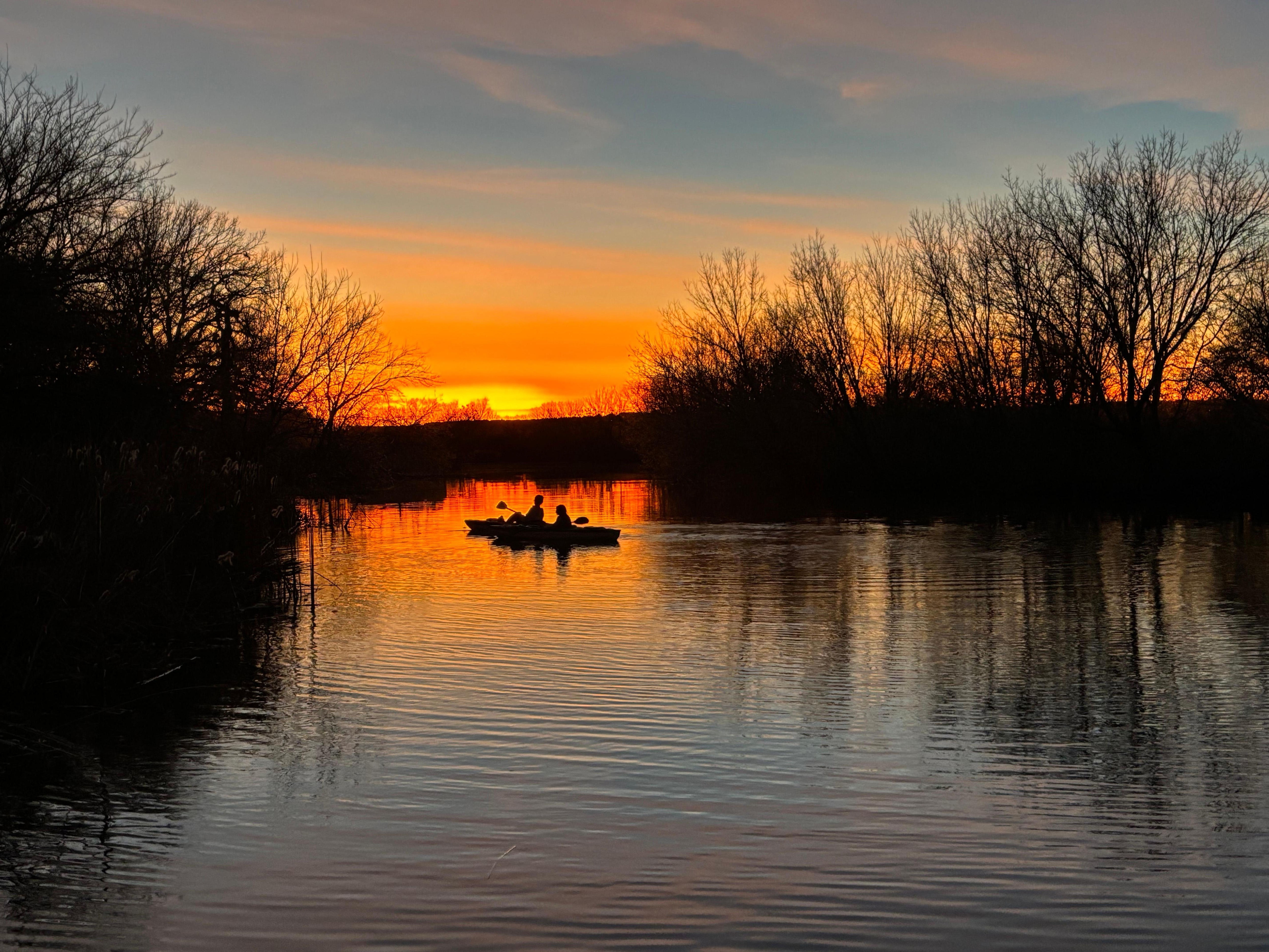 Our sunset view! Just beautiful! Really enjoyed the kayaks! 