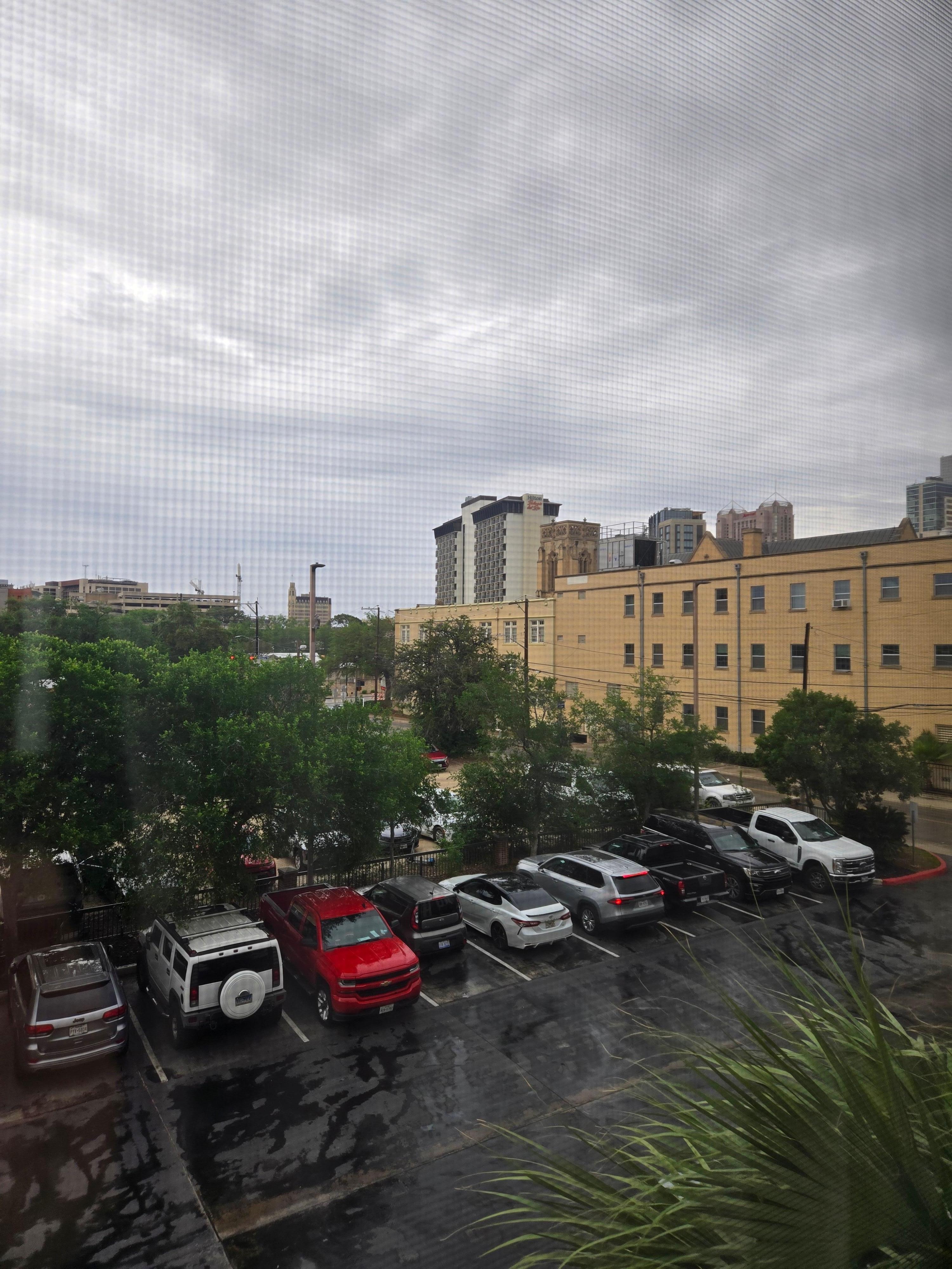 This was taken from our room.