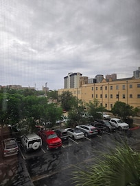 This was taken from our room.