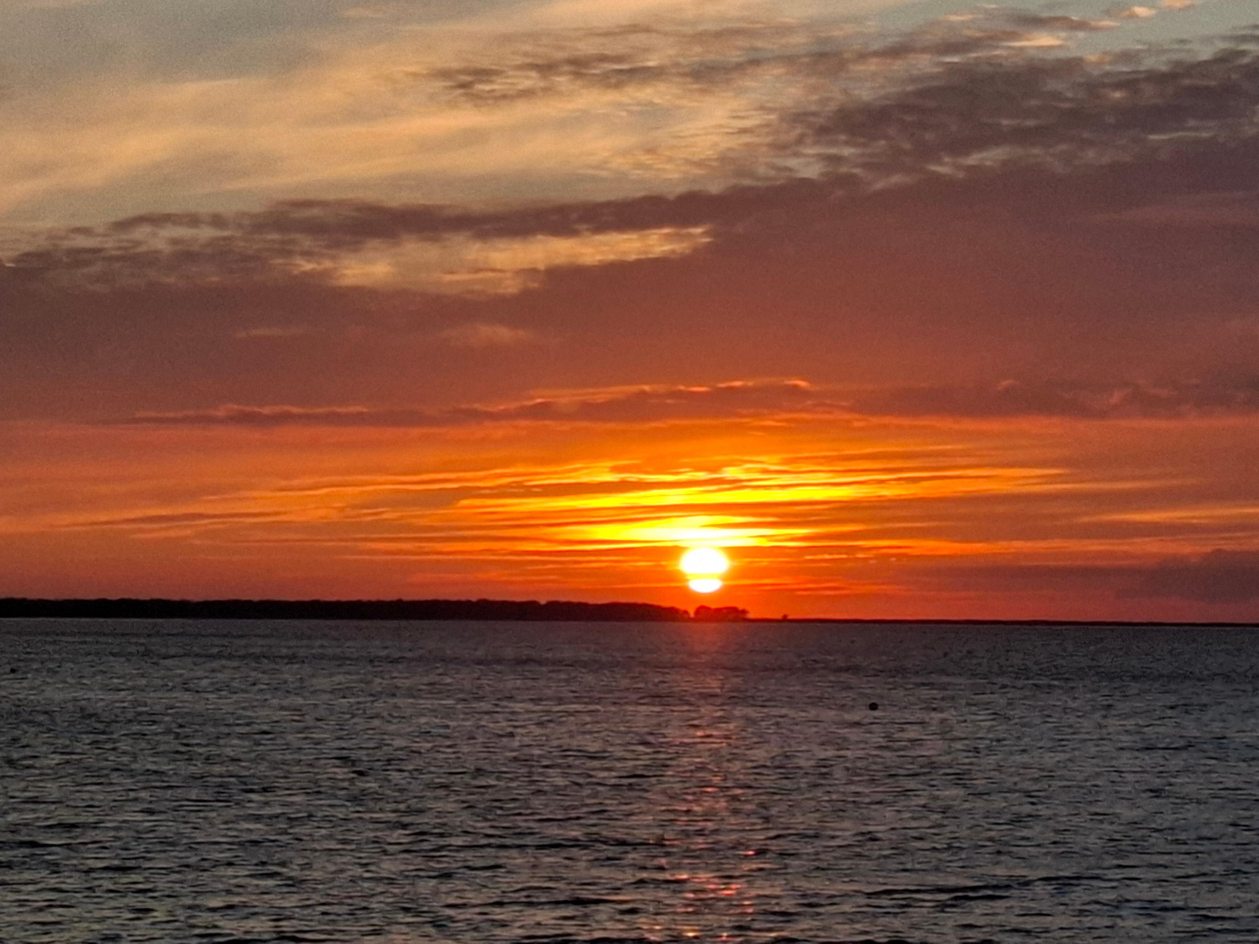 Sonnenuntergang am Prerower Strand