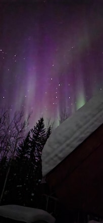 Taken from the deck right outside the front door