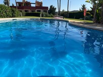 Pool area.